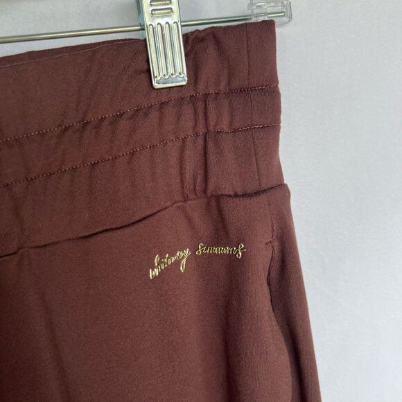 Gymshark X Whitney Simmons High Waist Fitted Jogger size XS Brown - Picture 6 of 10